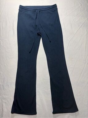 Gilly Hicks Navy Drawstring Flare Pants